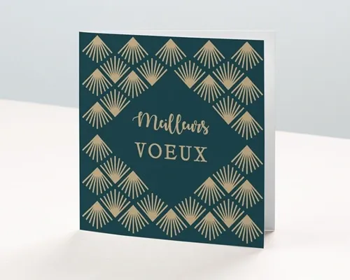 Carte de vœux carré-Business
