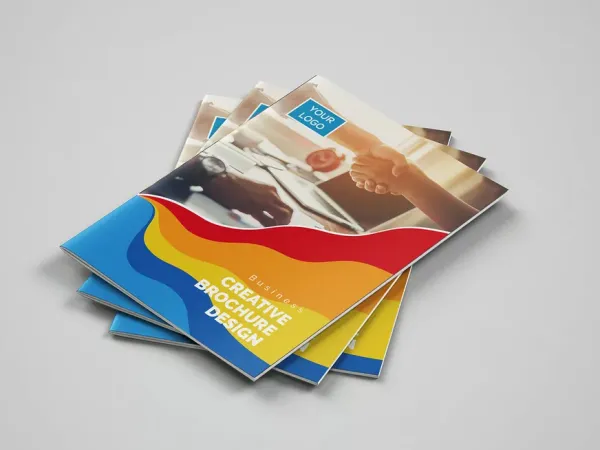 Brochure A4 agrafée-portrait
