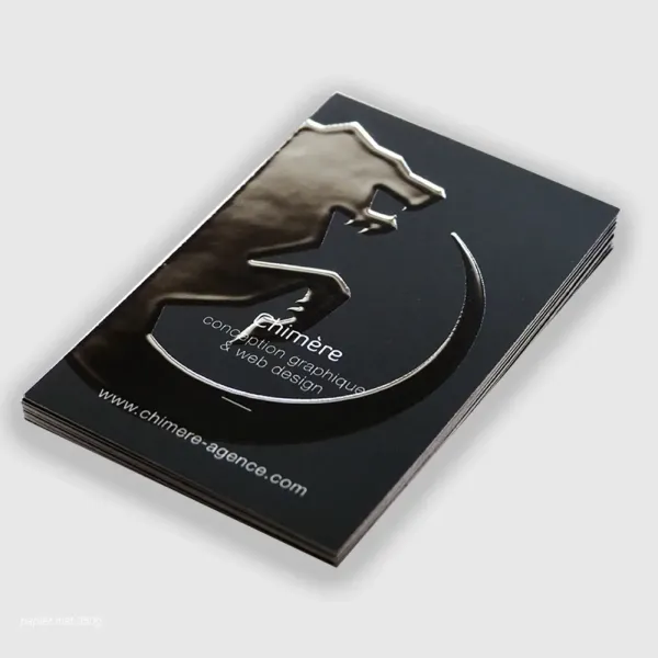 Carte de visite - Vernis sélectif 3D