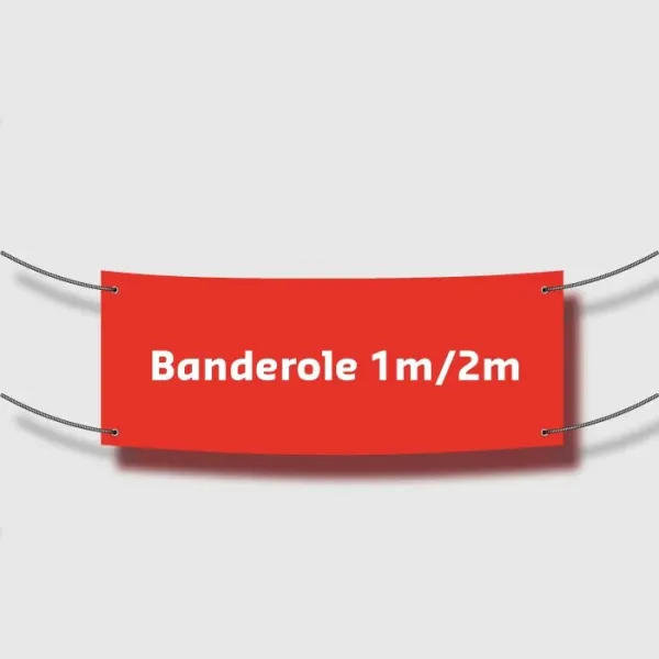 Banderole format 1x2 m