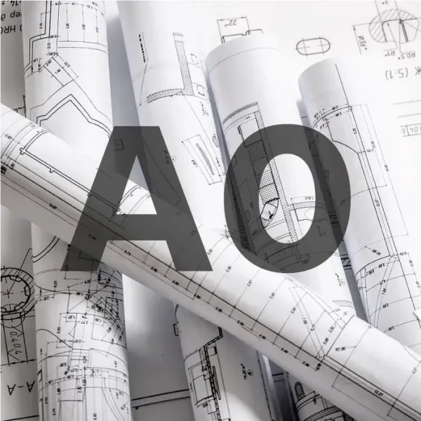 Plan A0 Noir-blanc
