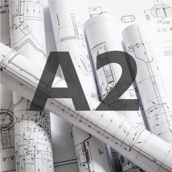 Tirage Plan A2 noir-blanc pas cher