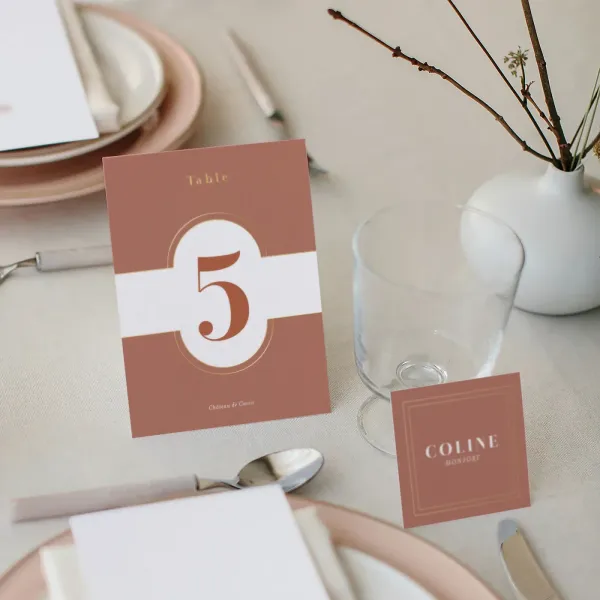 Numéro de table - Marie-Louise