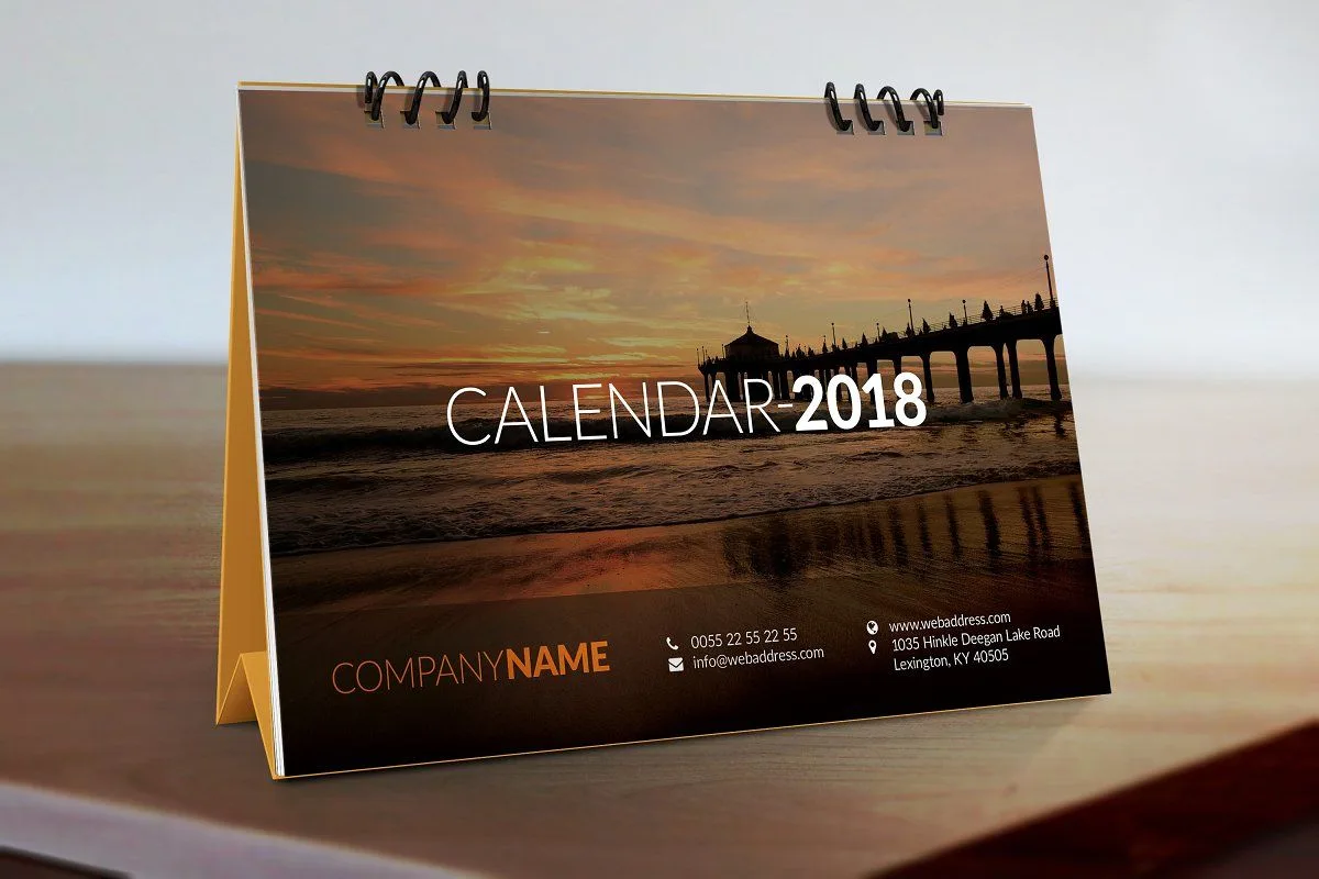 Calendrier chevalet (17x24 cm) 8 feuillets - vue 2