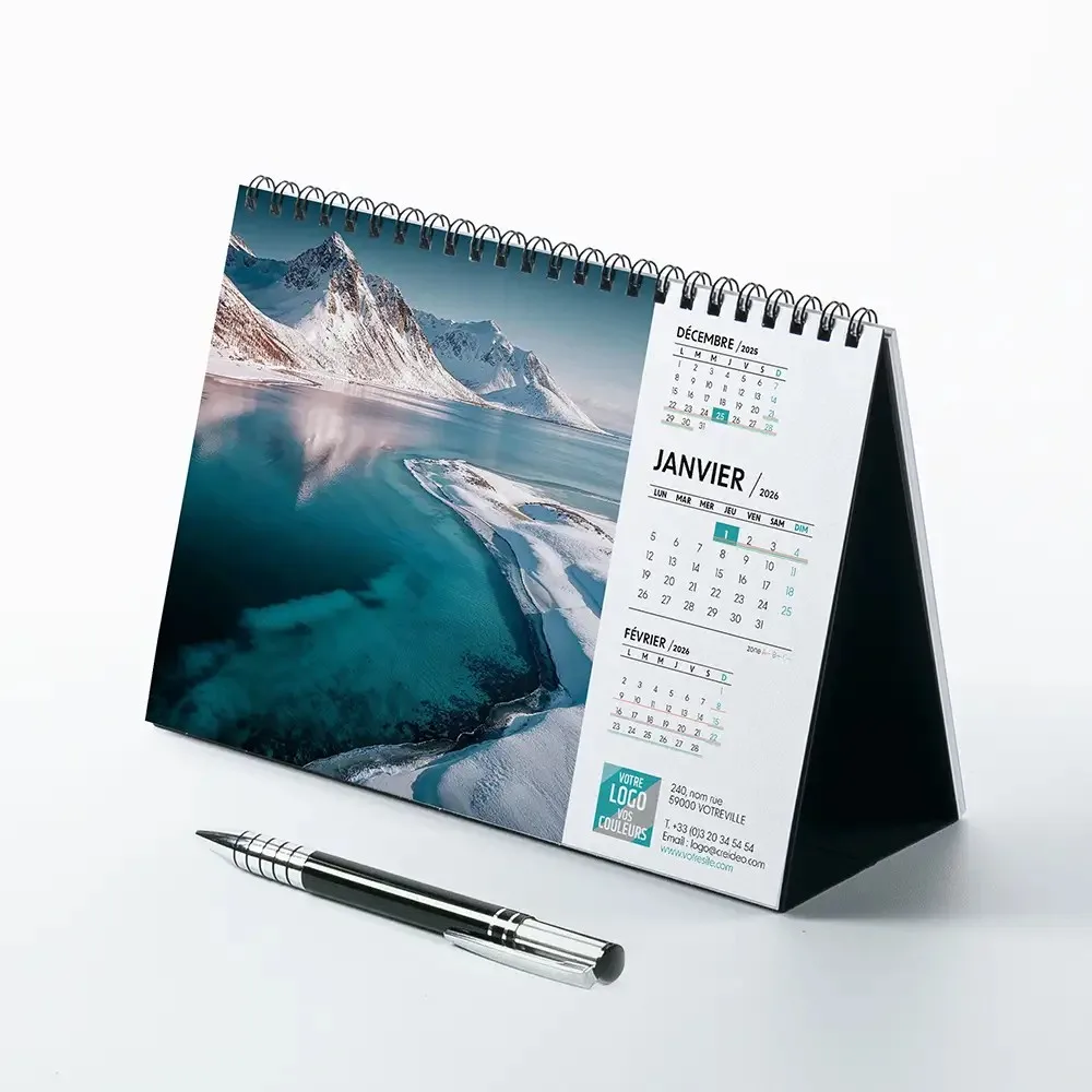 Calendrier chevalet A5 (21x15 cm)-13 feuillets - vue 2