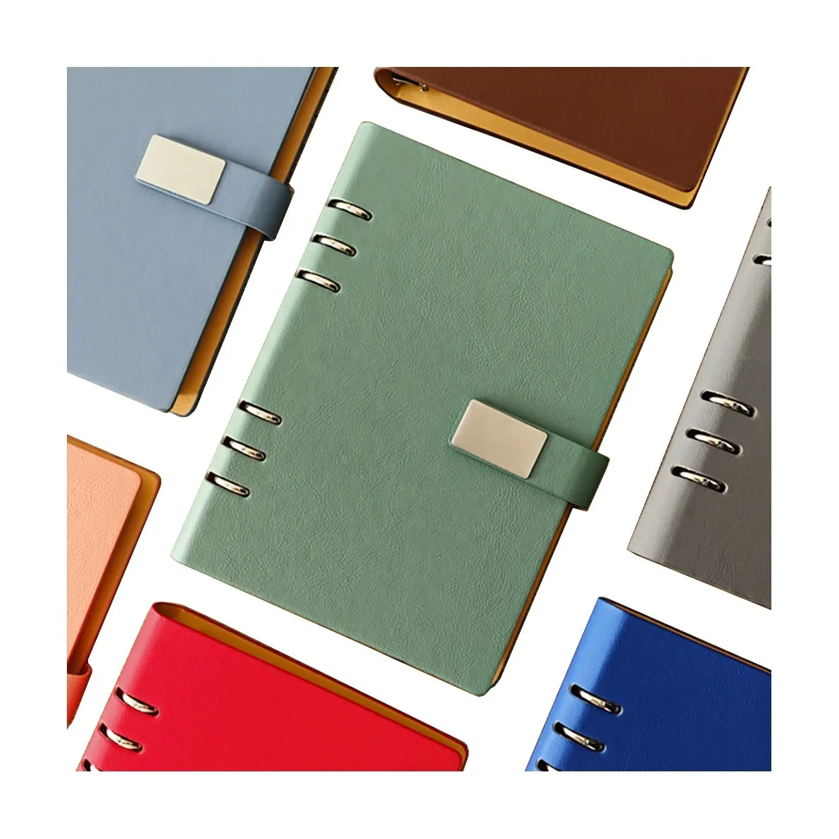 Carnet A5 premium DOLPHO avec couverture personnalisée - vue 2