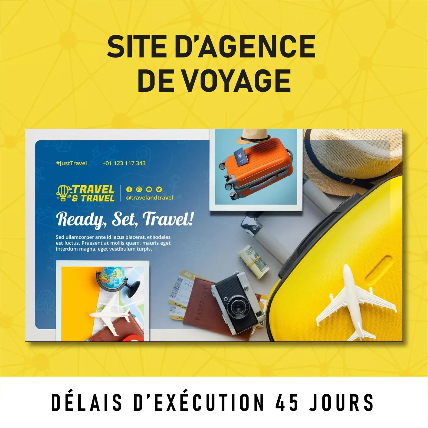 Création de site d'agence de voyage