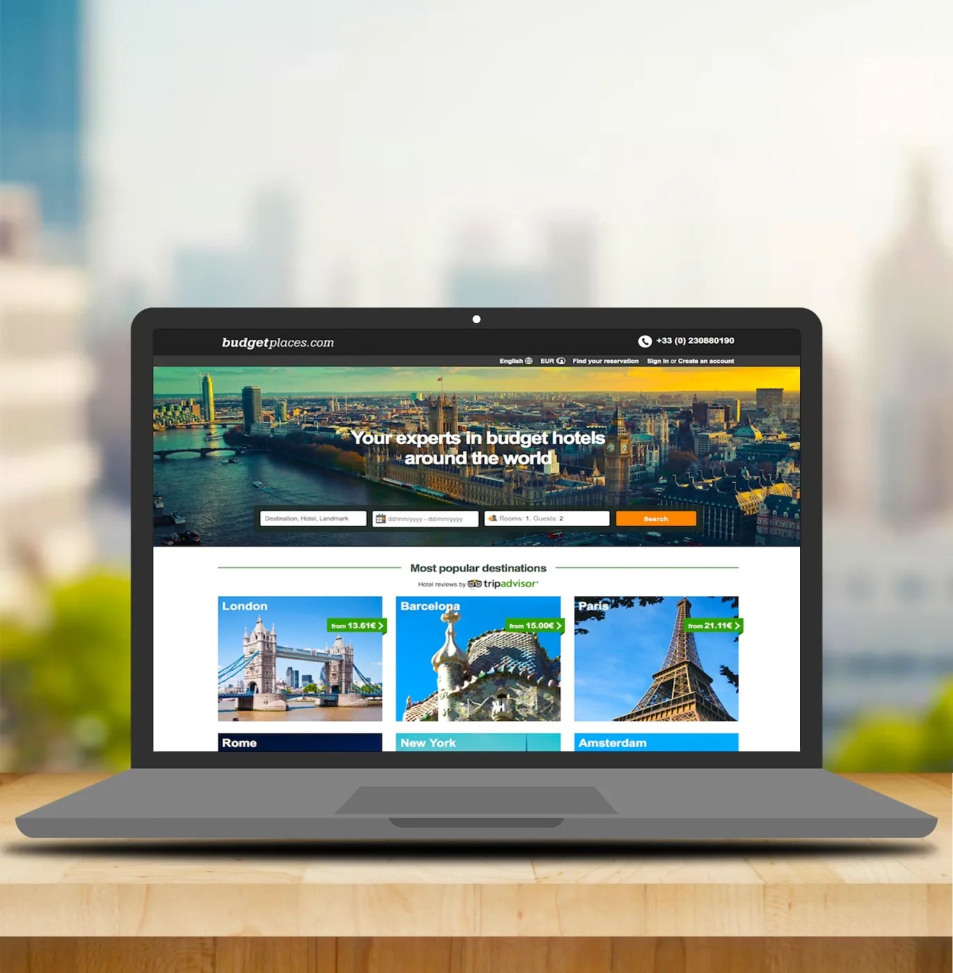 Création de site de réservation pour hôtels - vue 2