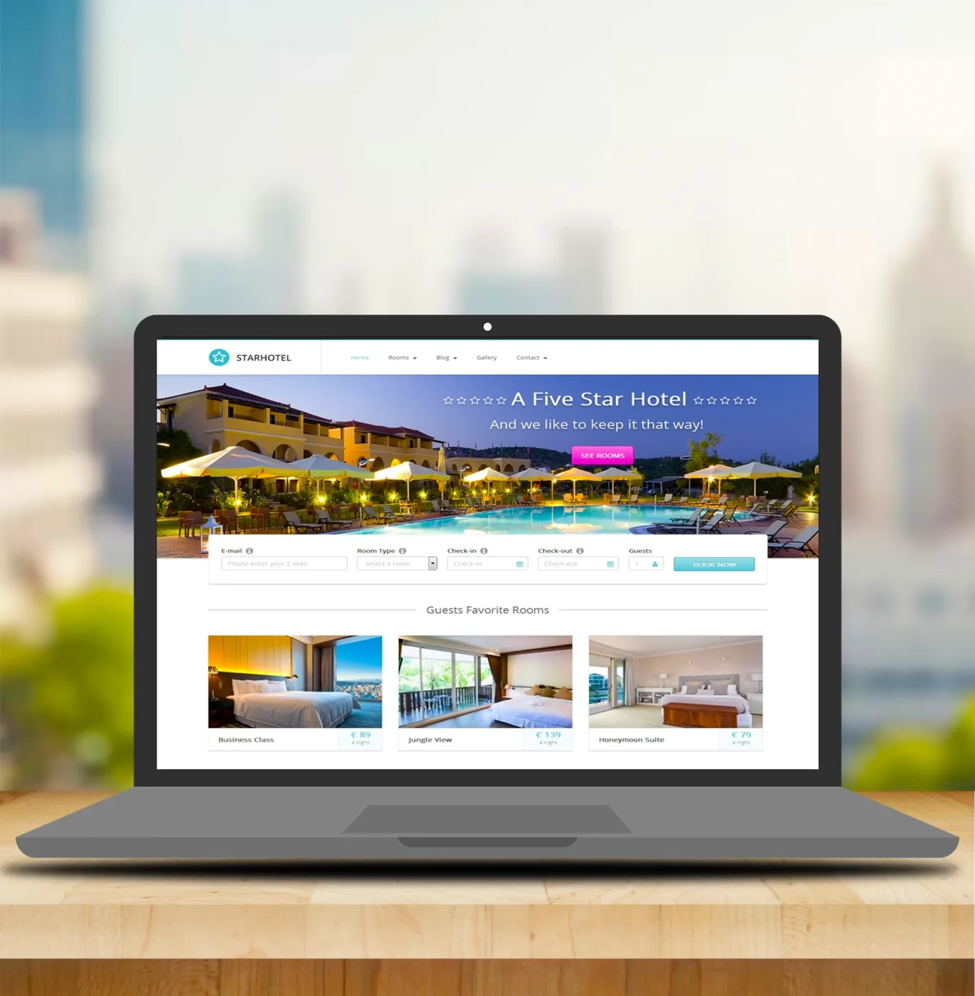 Création de site de réservation pour hôtels - vue 3