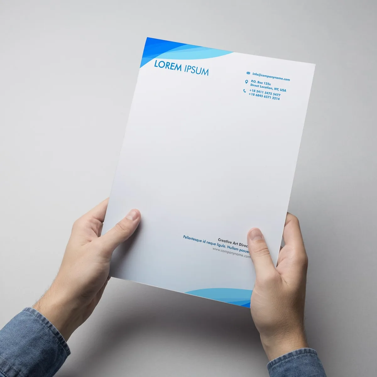 Design papier entete - vue 2