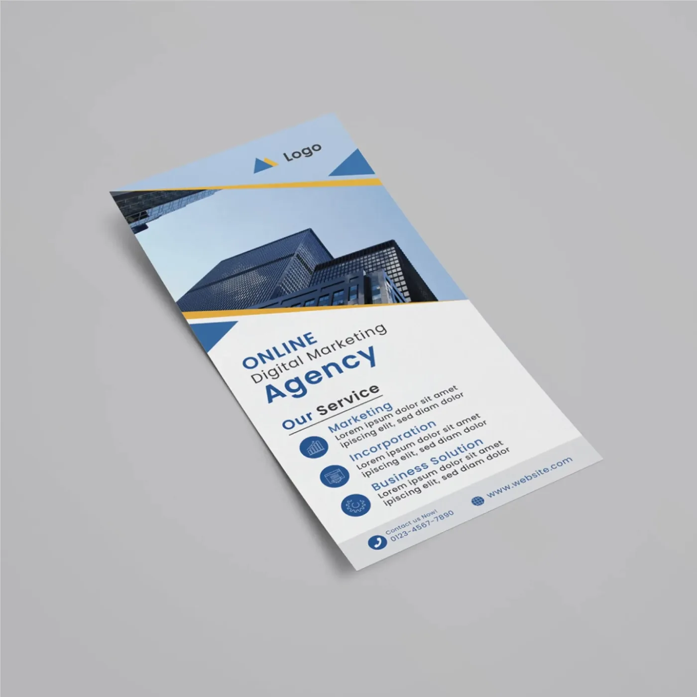 Impression Flyers format DL - vue 2