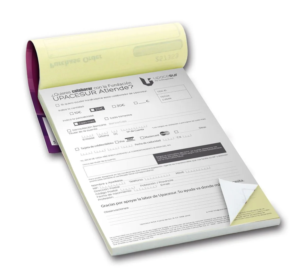 Impression Carnet de caisse A5-2 feuillets - vue 3