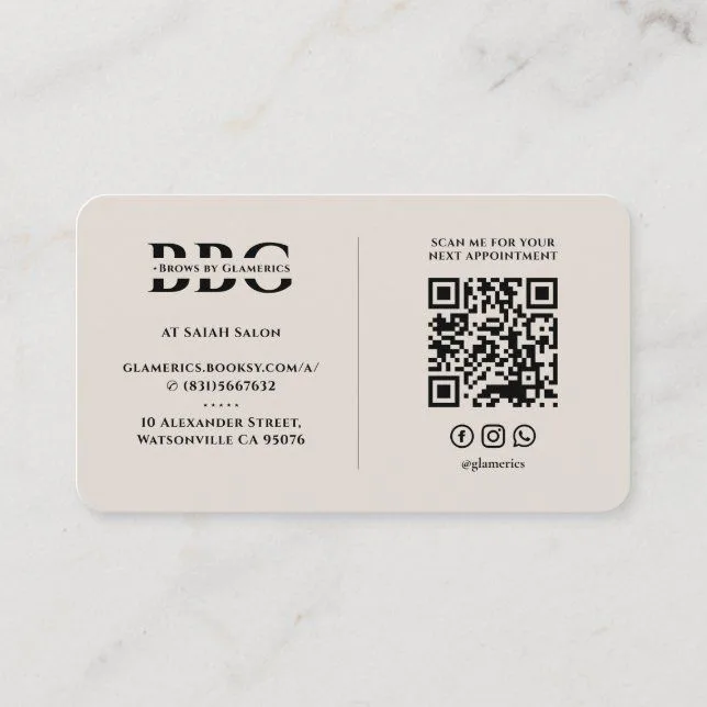 Impression Cartes de visite avec code QR
