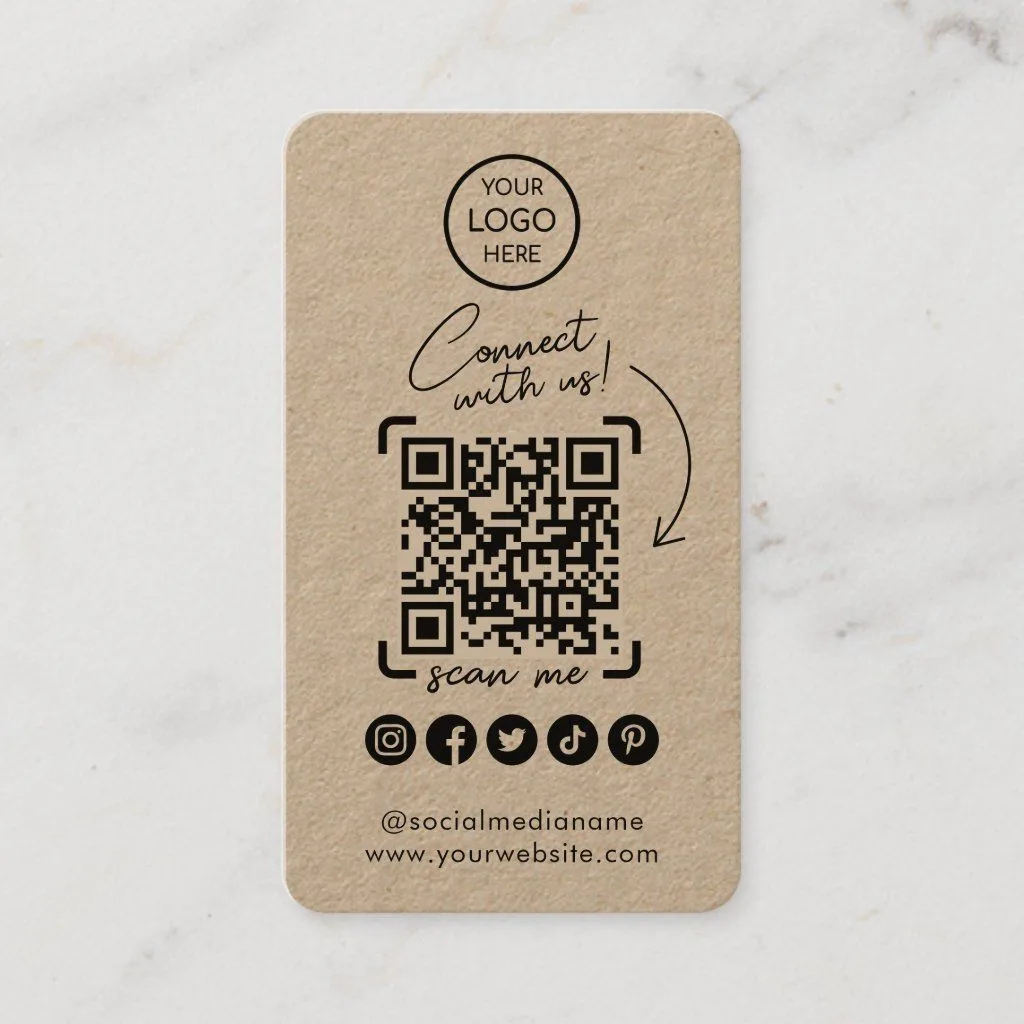Impression Cartes de visite avec code QR - vue 4