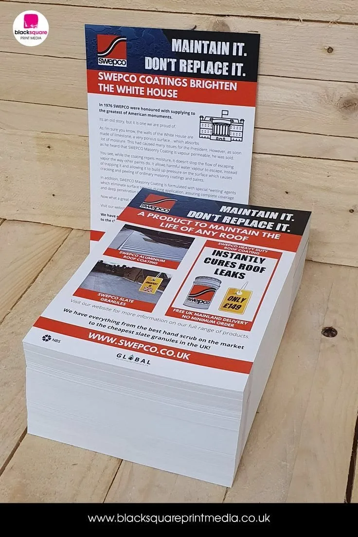 Impression Flyers format A5 - vue 3