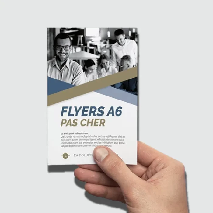 Impression flyers format A6