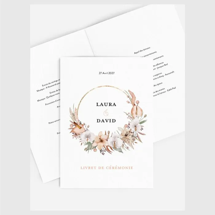 livret de messe mariage A4 - vue 2