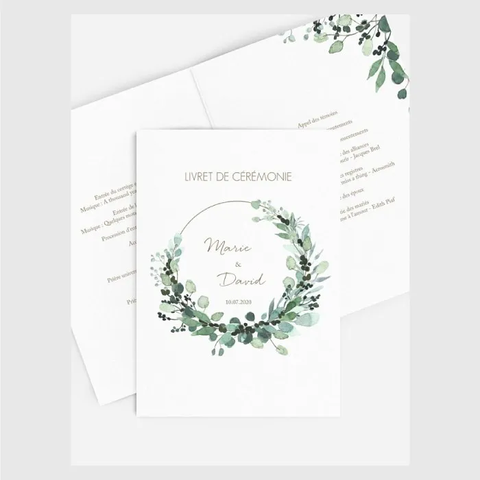 livret de messe mariage A4 - vue 3