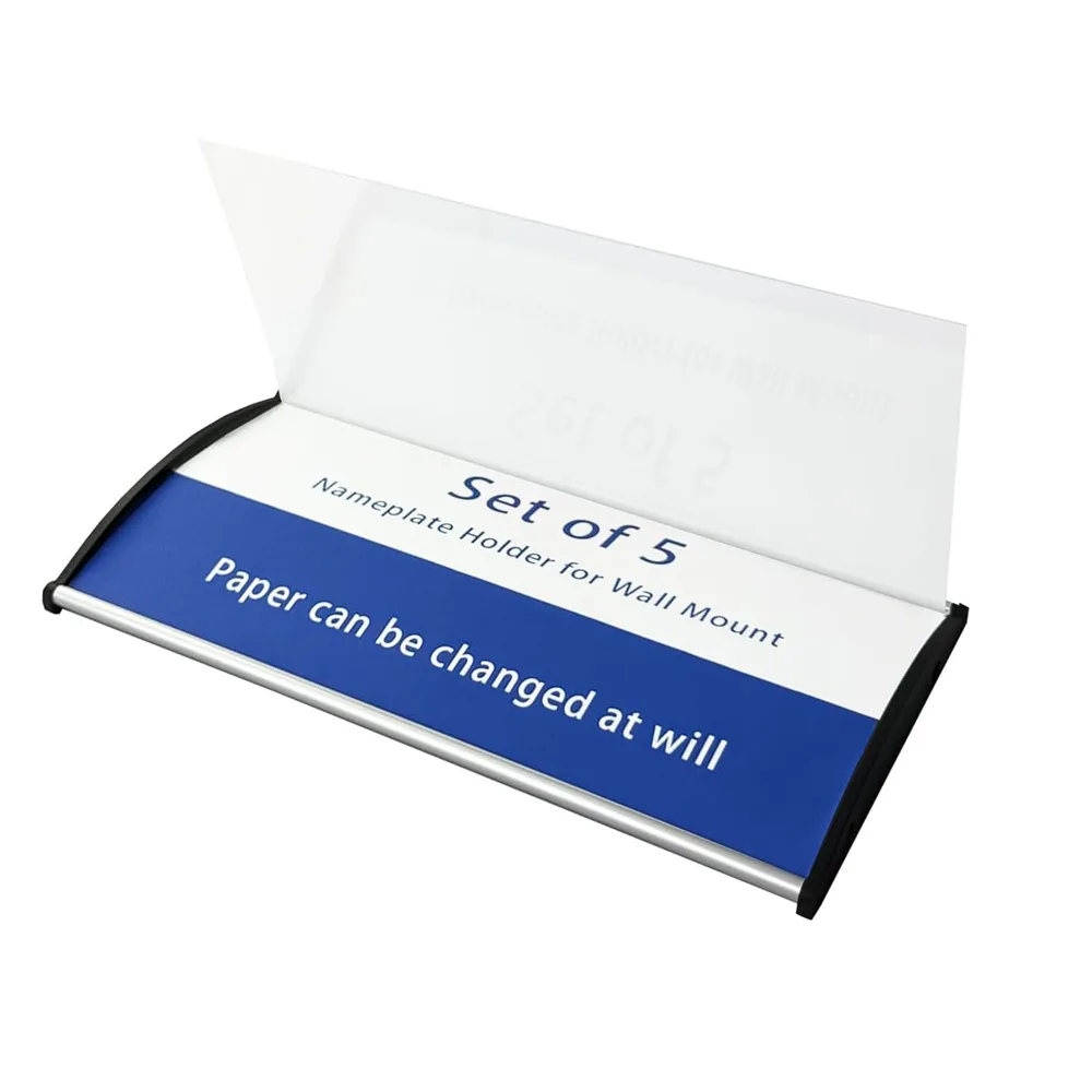 Plaque de porte-avec insertion papier - vue 3