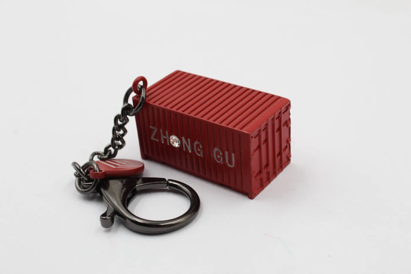 Porte-clés modèle conteneur 3D de couleur - vue 3