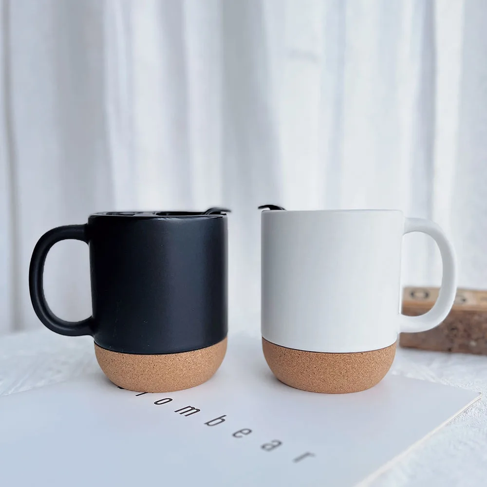 Tasse avec base en bois+ couvercle - vue 3